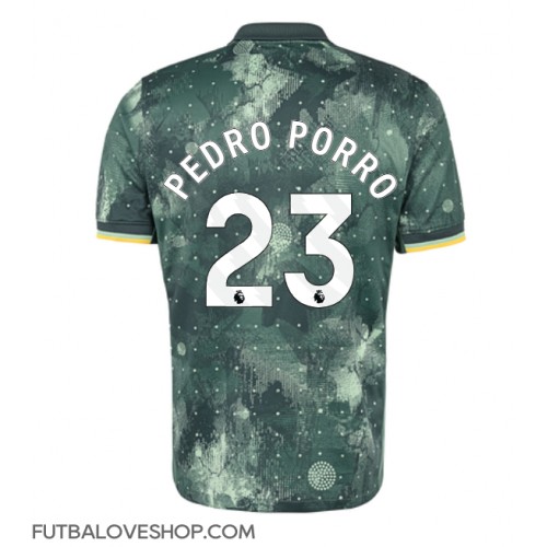 Dres Tottenham Hotspur Pedro Porro #23 Tretina 2024-25 Krátky Rukáv